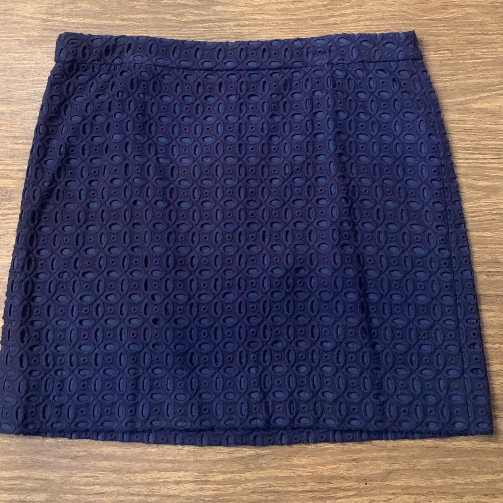 J. Crew Factory Eyelet Miniskirt